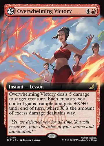 Overwhelming Victory - tle Spoiler
