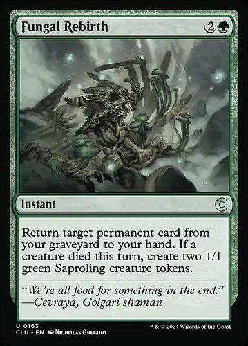 Fungal Rebirth - clu Spoiler