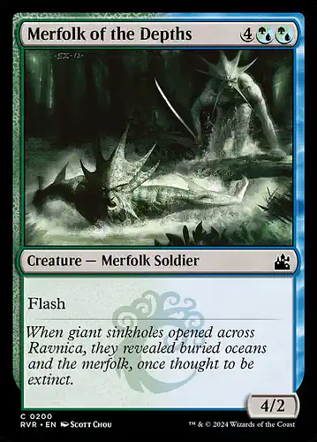 Merfolk of the Depths - rvr Spoiler