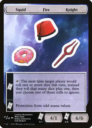 Squid Fire Knight - unf Spoiler