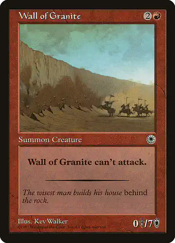 Wall of Granite - por Spoiler