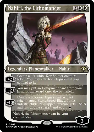 Nahiri, the Lithomancer - cmm Spoiler