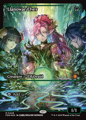 Llanowar Elves - fdn Spoiler