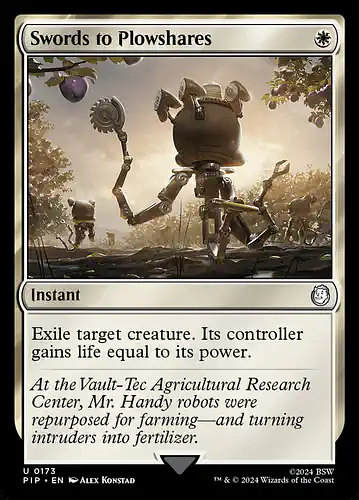 Swords to Plowshares - pip Spoiler