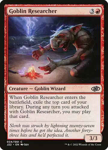 Goblin Researcher - j22 Spoiler