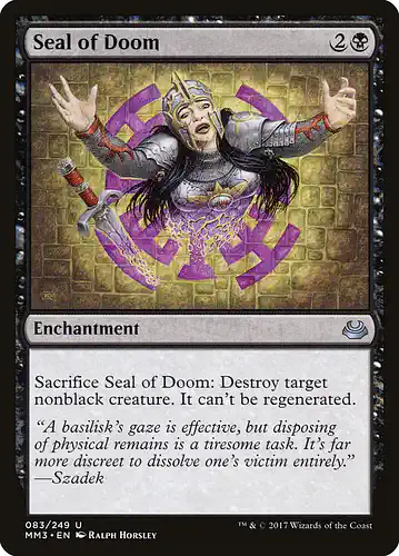 Seal of Doom - mm3 Spoiler
