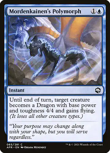 Mordenkainen's Polymorph - afr Spoiler