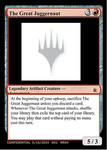 The Great Juggernaut - unk Spoiler
