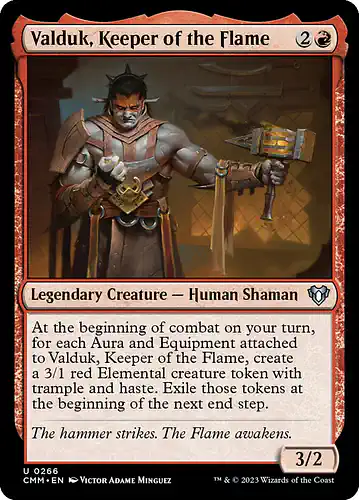Valduk, Keeper of the Flame - cmm Spoiler