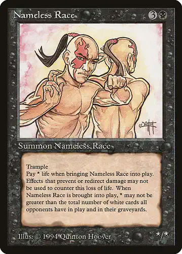 Nameless Race - drk Spoiler