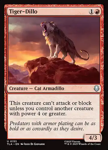 Tiger-Dillo - tla Spoiler