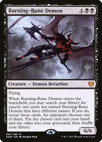 Burning-Rune Demon - khm Spoiler