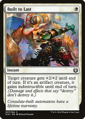 Built to Last - kld Spoiler