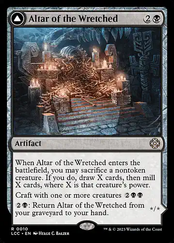 Altar of the Wretched - lcc Spoiler