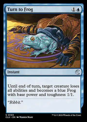 Turn to Frog - clu Spoiler