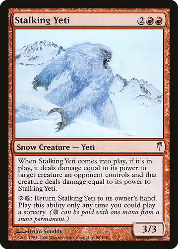 Stalking Yeti - csp Spoiler
