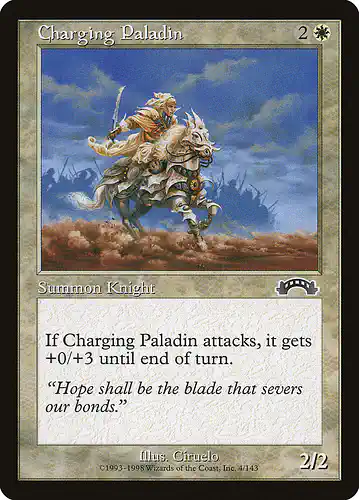 Charging Paladin - exo Spoiler