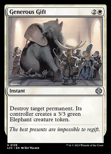 Generous Gift - lcc Spoiler