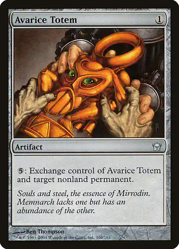 Avarice Totem - 5dn Spoiler