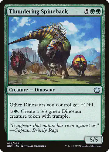 Thundering Spineback - gn2 Spoiler
