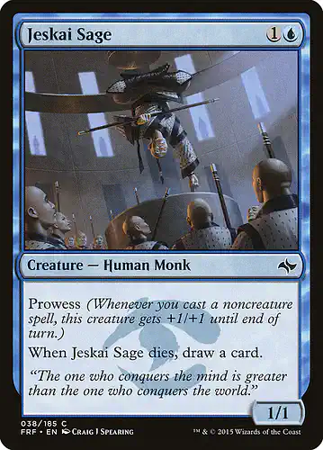 Jeskai Sage - frf Spoiler