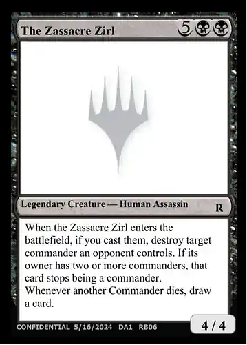The Zassacre Zirl - unk Spoiler