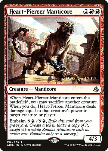 Heart-Piercer Manticore - akh Spoiler