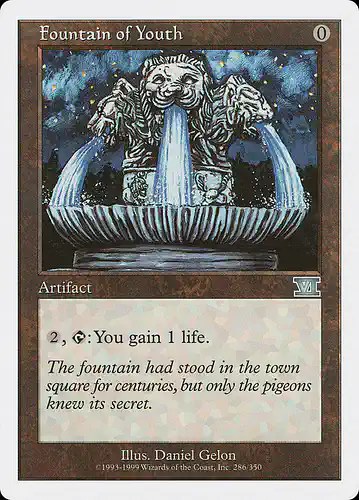 Fountain of Youth - 6ed Spoiler