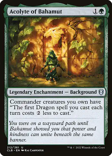 Acolyte of Bahamut - clb Spoiler