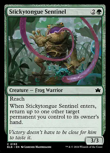Stickytongue Sentinel - blb Spoiler