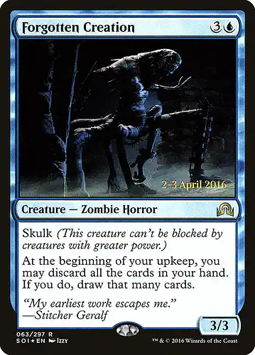 Forgotten Creation - soi Spoiler