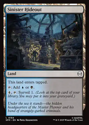 Sinister Hideout - spm Spoiler