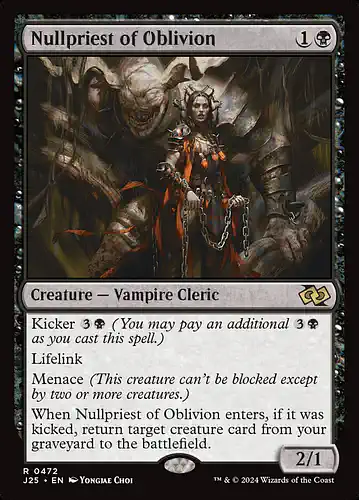 Nullpriest of Oblivion - j25 Spoiler
