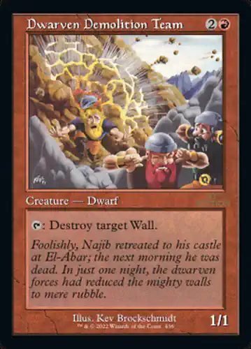 Dwarven Demolition Team - 30a Spoiler