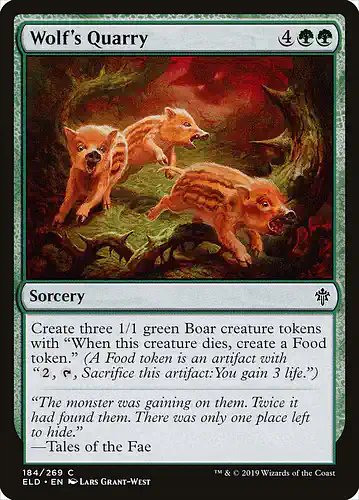 Wolf's Quarry - eld Spoiler