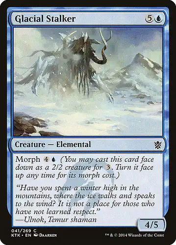 Glacial Stalker - ktk Spoiler