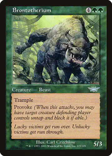 Brontotherium - lgn Spoiler
