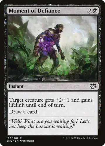Moment of Defiance - bro Spoiler