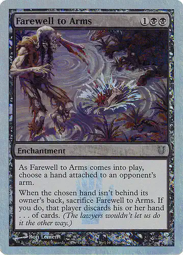 Farewell to Arms - unh Spoiler
