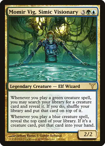 Momir Vig, Simic Visionary - dis Spoiler