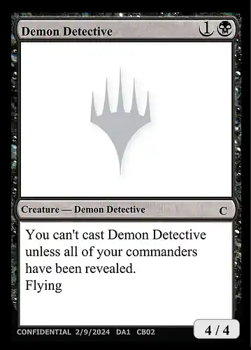Demon Detective - unk Spoiler