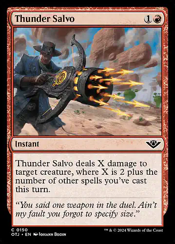 Thunder Salvo - otj Spoiler