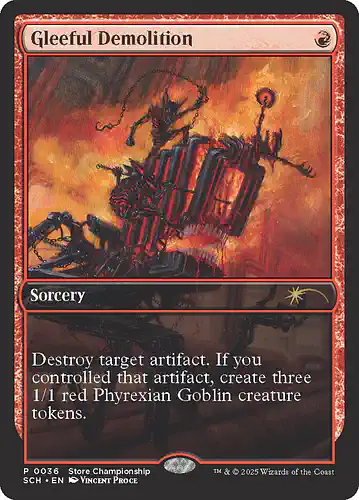 Gleeful Demolition - sch Spoiler