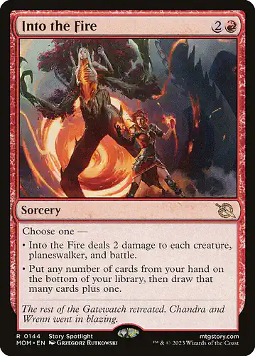 Into the Fire - mom Spoiler