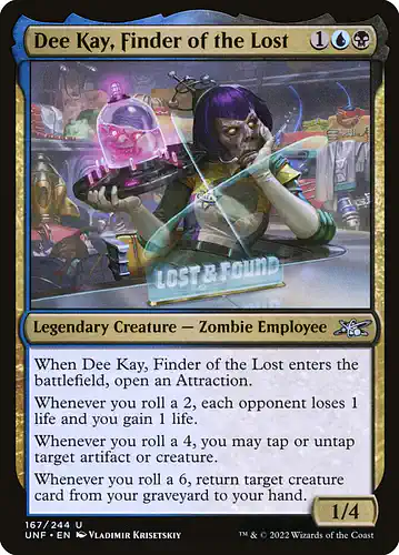 Dee Kay, Finder of the Lost - unf Spoiler