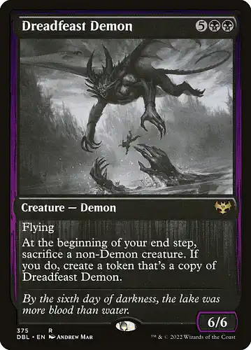 Dreadfeast Demon - dbl Spoiler