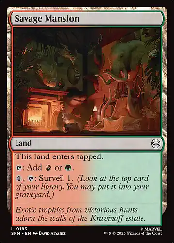 Savage Mansion - spm Spoiler