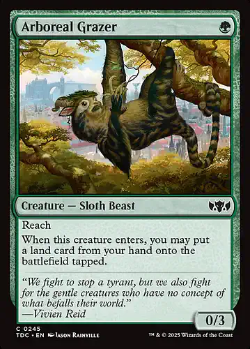 Arboreal Grazer - tdc Spoiler