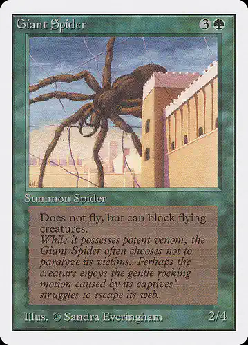 Giant Spider - 2ed Spoiler
