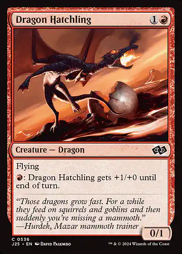 Dragon Hatchling - j25 Spoiler